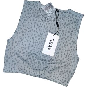 AYBL Evolve Speckle Seamless Crop Vest XS Grey